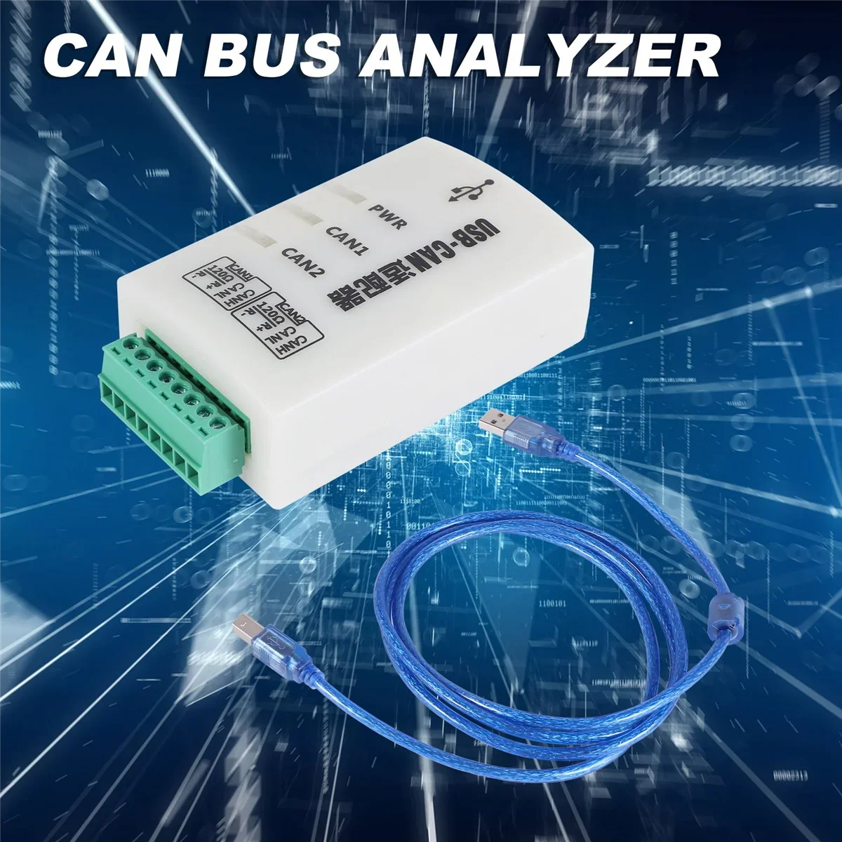 New CAN Bus Analyzer CANOpenJ1939 USBCAN-2A USB to CAN Adapter