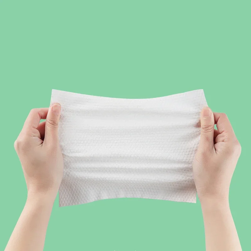 10pack Disposable Face Towel Cotton Tissue Soft Thick Dry Wipe Reusable Makeup Remover Pads Facial Cleansing Tissue 3