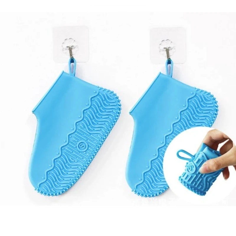 

Shoe Waterproof Cover Silicone Rain Shoe Cover Adult Rain Boot Cover Anti-slip Shoes Covers Wear-resistant Shoes Cover Footwear