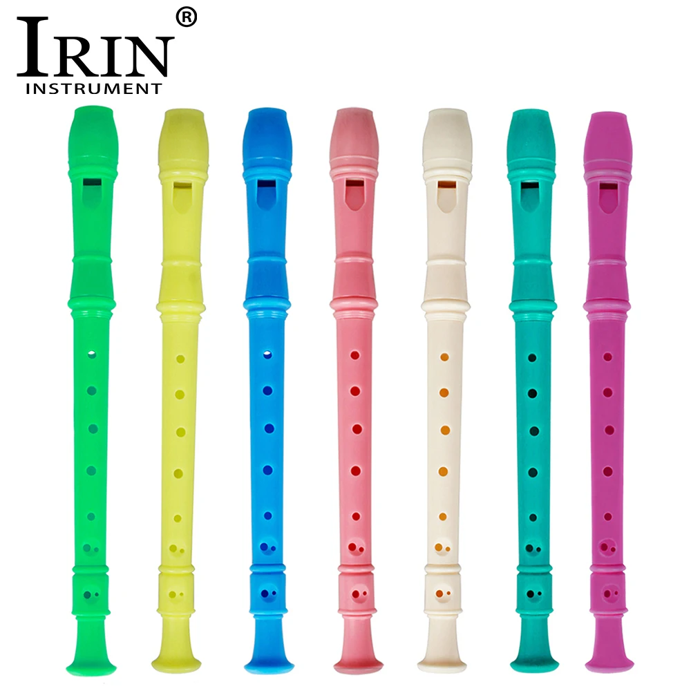 Vertical Flute IRIN 8 Hole Flute Clarinet Vertical Flute ABS Musical Instrument Music Education with Cleaning Stick for Children And Beginner
