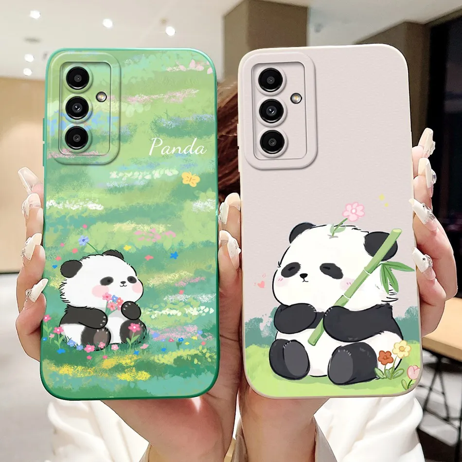 Cute Panda Rabbit Cartoon Soft Silicone Camera Protective Phone Case