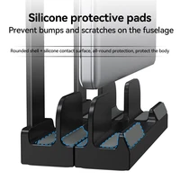 Support pliable pour ordinateur portable, accessoires pour Macbook, iPad, tablette, téléphone, support stockable, double usage, réglable 4