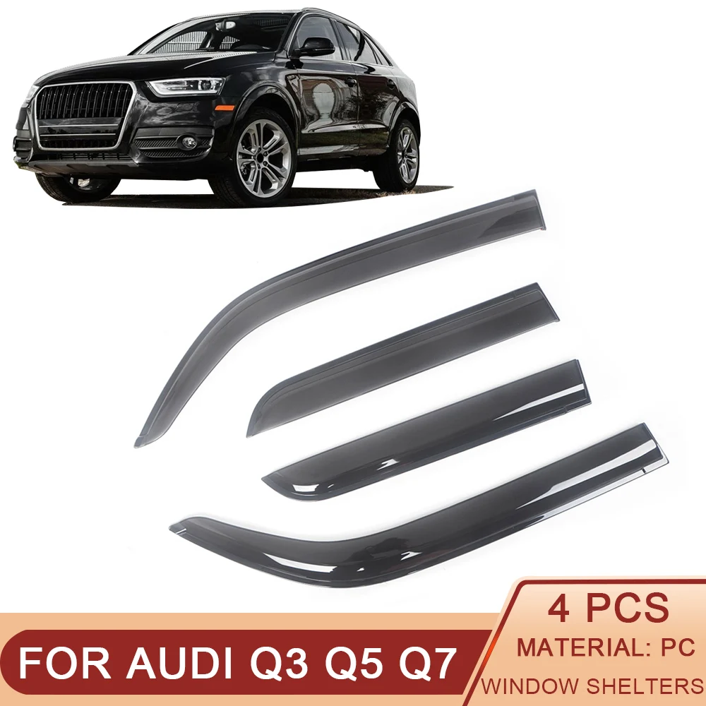 ForAudiQ38UQ58RQ74LAutoSideWindowWindDeflectorsVisors