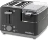 NEW 78500 Breakfast Station, 2-Slice Toaster with Removable Meat and Vegetable Warming Tray and Egg Cooker/Poacher, Black 1