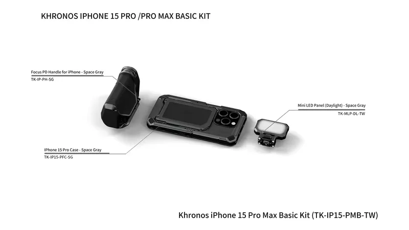 TILTA Khronos Cage iPhone 15 Pro / Pro Max Kit iPhone Cage