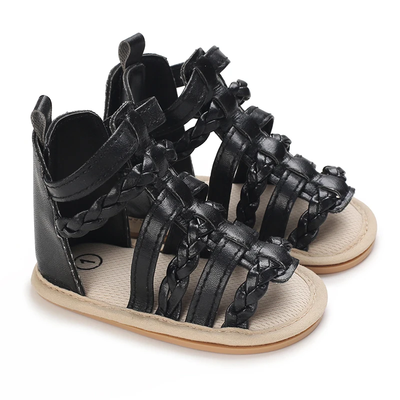 Baby Girl Black Sandals 4