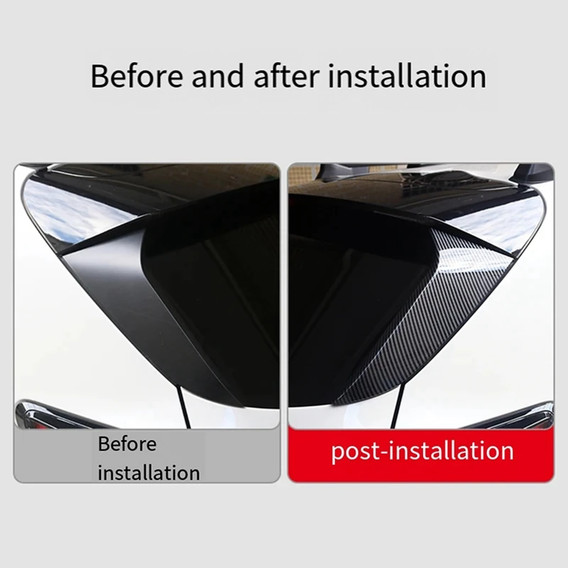 

Треугольная Декоративная полоса из АБС-углеволокна для заднего стекла, заднего крыла, панели для Subaru Crosstrek 2024, аксессуары