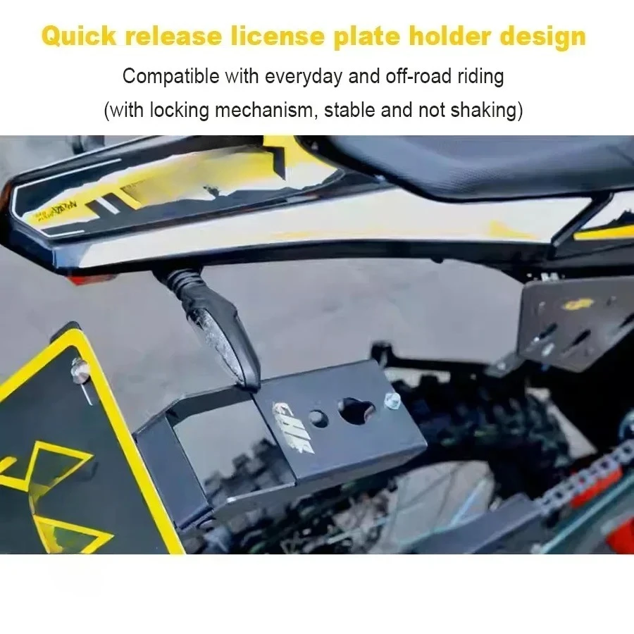 울트라 비 개선형 번호판 브래킷, 개선형 백라이트 브래킷 키트, 퀵 릴리즈 디자인, UB 번호판 브래킷