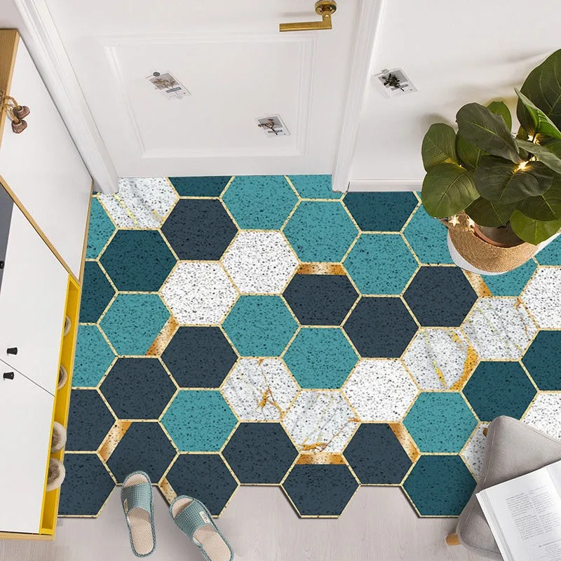 

Коврик для входной двери, нескользящий ковер из ПВХ для кухни, спальни, гостиной, может быть изготовлен на заказ, в современном помещении