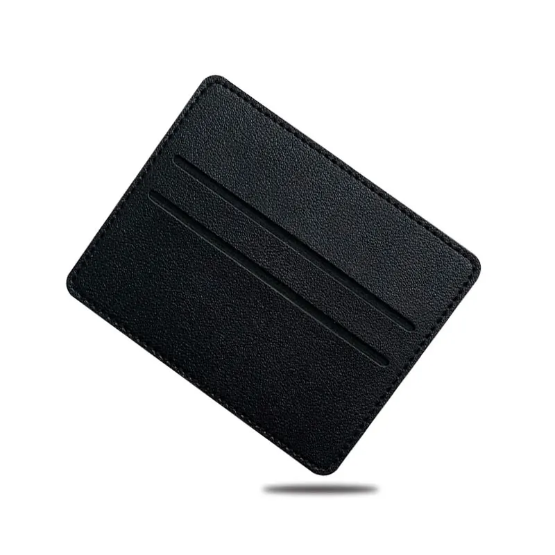 Pu Leather ID Card Holder Bank Credit Card Box Multi Slot Slim Card Case  Wallet Women