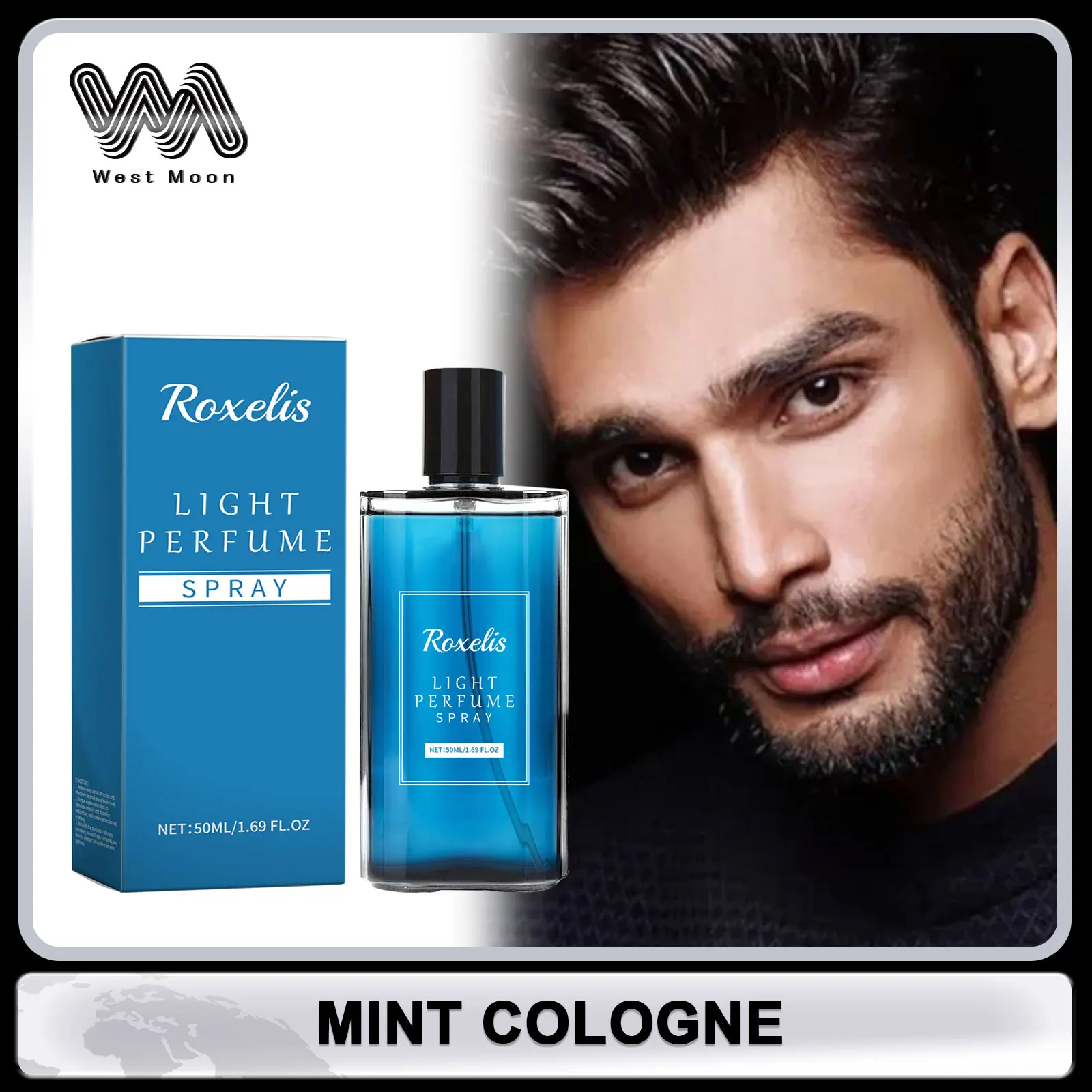Cologne Perfume for Men Lasting Mint Fragrance Fresh Non