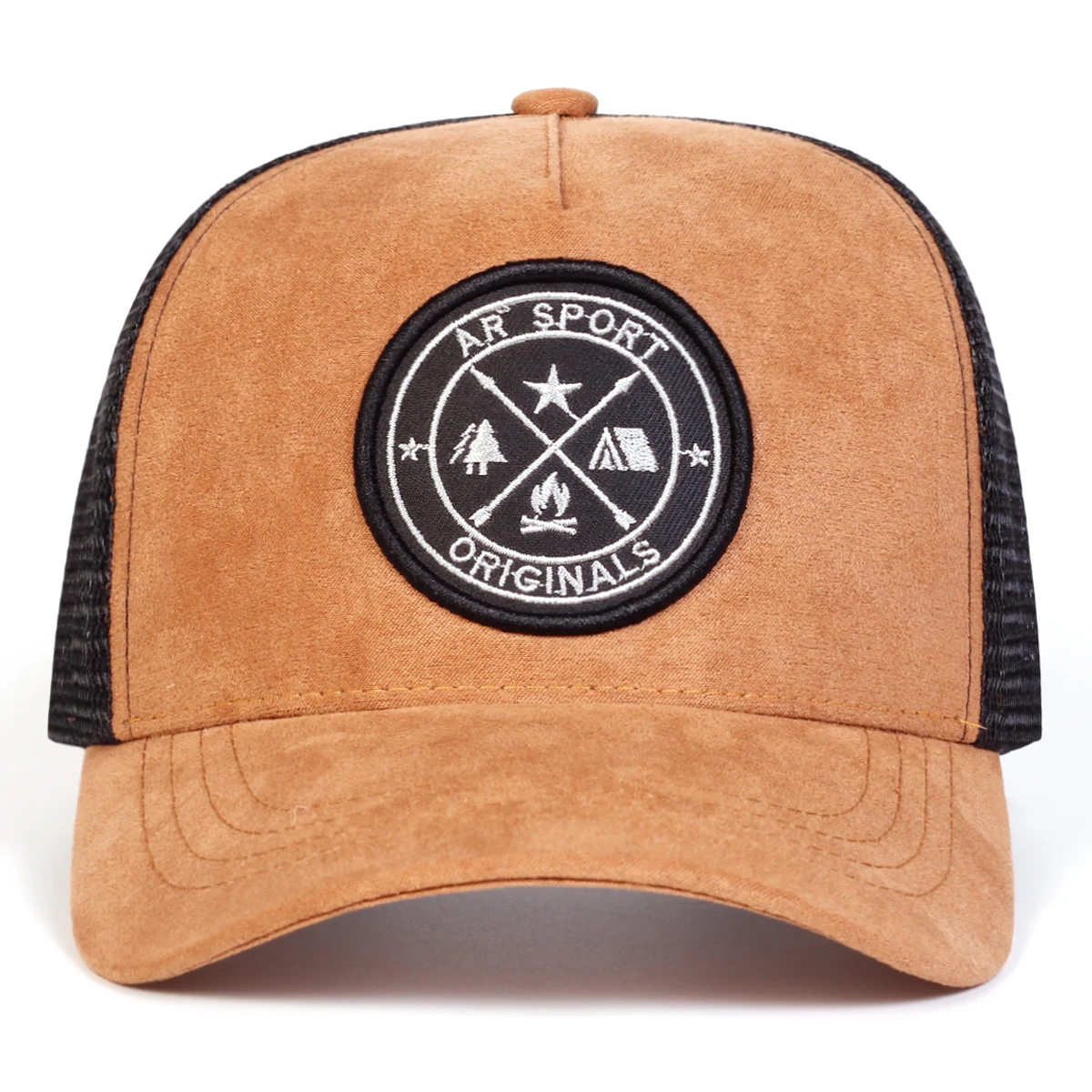 Unisex AR SPORT Baseballkappen mit Buchstabenstickerei, Frühling, Sommer, Outdoor, verstellbare Freizeithüte, Sonnenschutzhut, Sportkappe – Detail 5