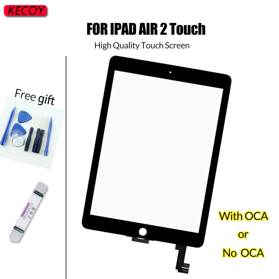 New Glass Touch Screen Digitizer Replacement For Ipad Air 2 9.7" 2Nd