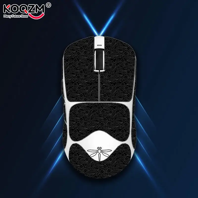 Fita Antiderrapante do Aperto do Mouse Skate Faça Você Mesmo Antiderrapante Pele de Lagarto Chupar Suor para Vgn Dragonfly f1 f1 Pro Adesivo Artesanal - Imagem 2