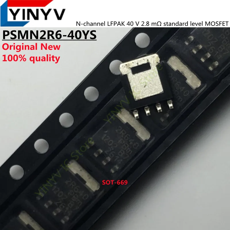 

5-20 шт. PSMN2R6-40YS 2R640 SOT-669 PSMN2R6 40YS N-channel LFPAK 40 V 2,8 m, рельсовый Стандартный уровень MOSFET, оригинал, новинка 100%, качество