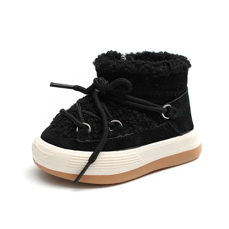 Winter Baby Boots baby shoes baby boots Warm Plush Rubber Sole Toddler Kids Sneakers Infant