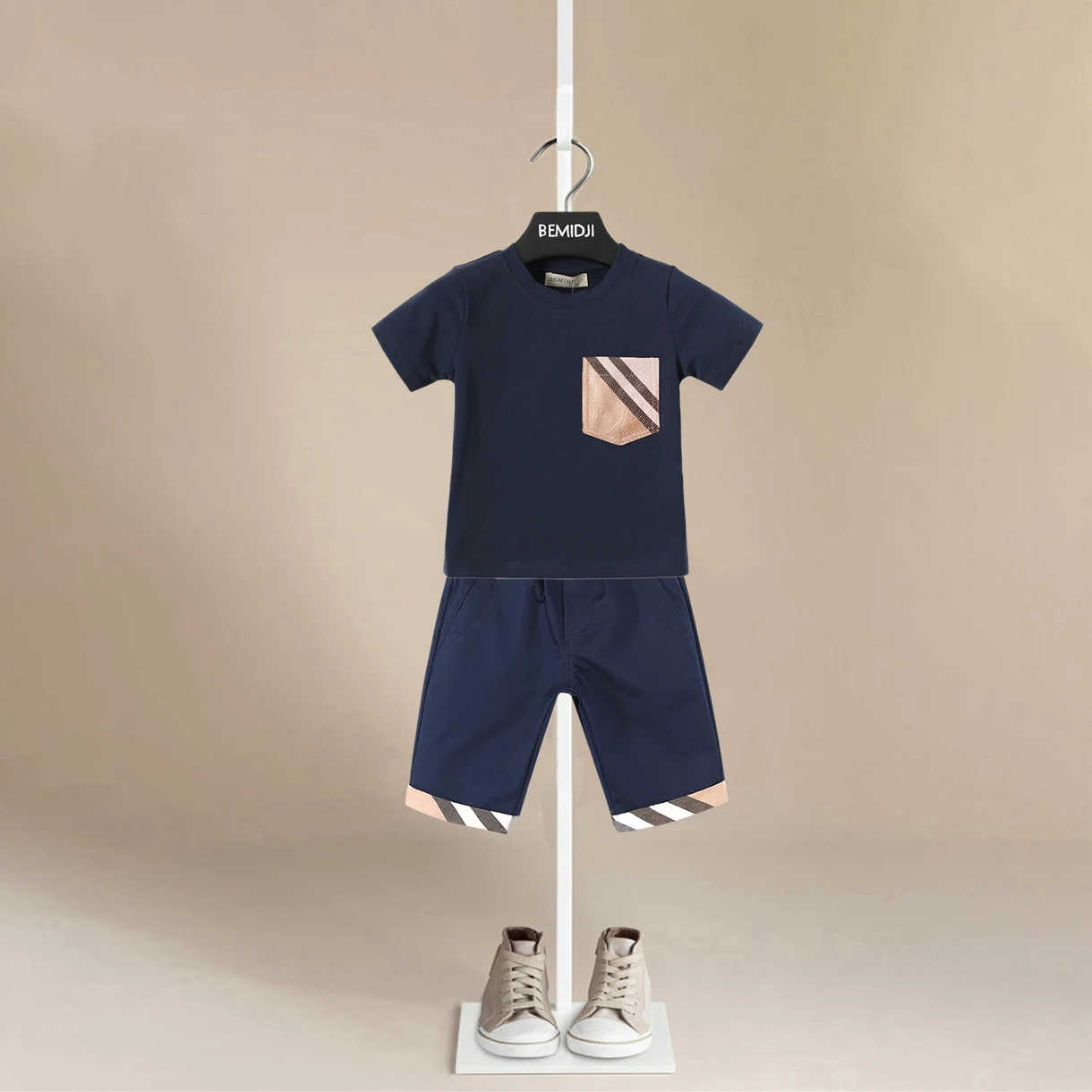 

2pcs New Kids Tracksuits Summer Baby Boy Sport Outfits Children Clothes Sets Clothing T-Shirt Shorts Set for Toddler Girls