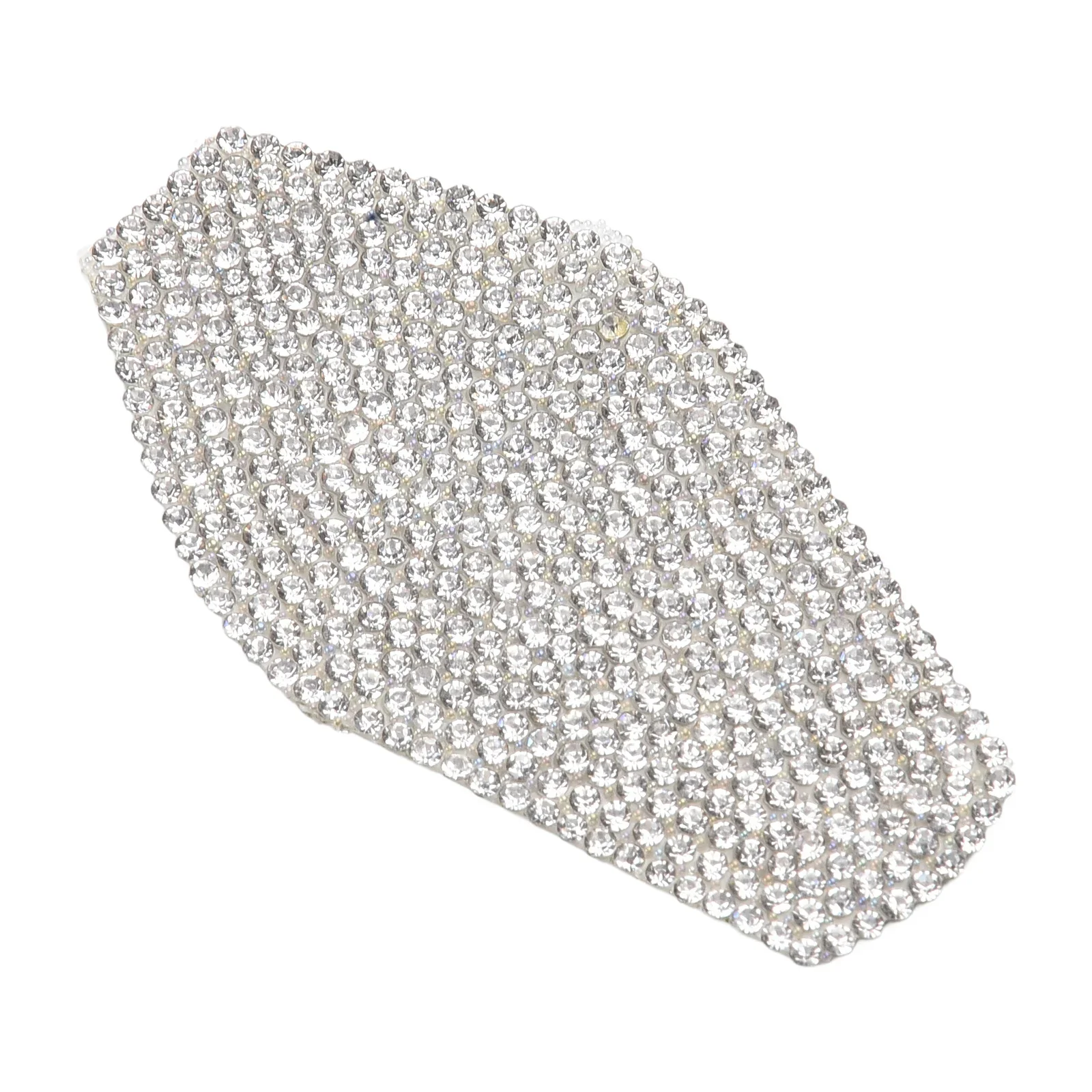 

Bling Interior Gear Shift Knob Gear Shift Knob Cover Trim Crystal Diamond Gear Shift Knob Silver Soft Rubber Base