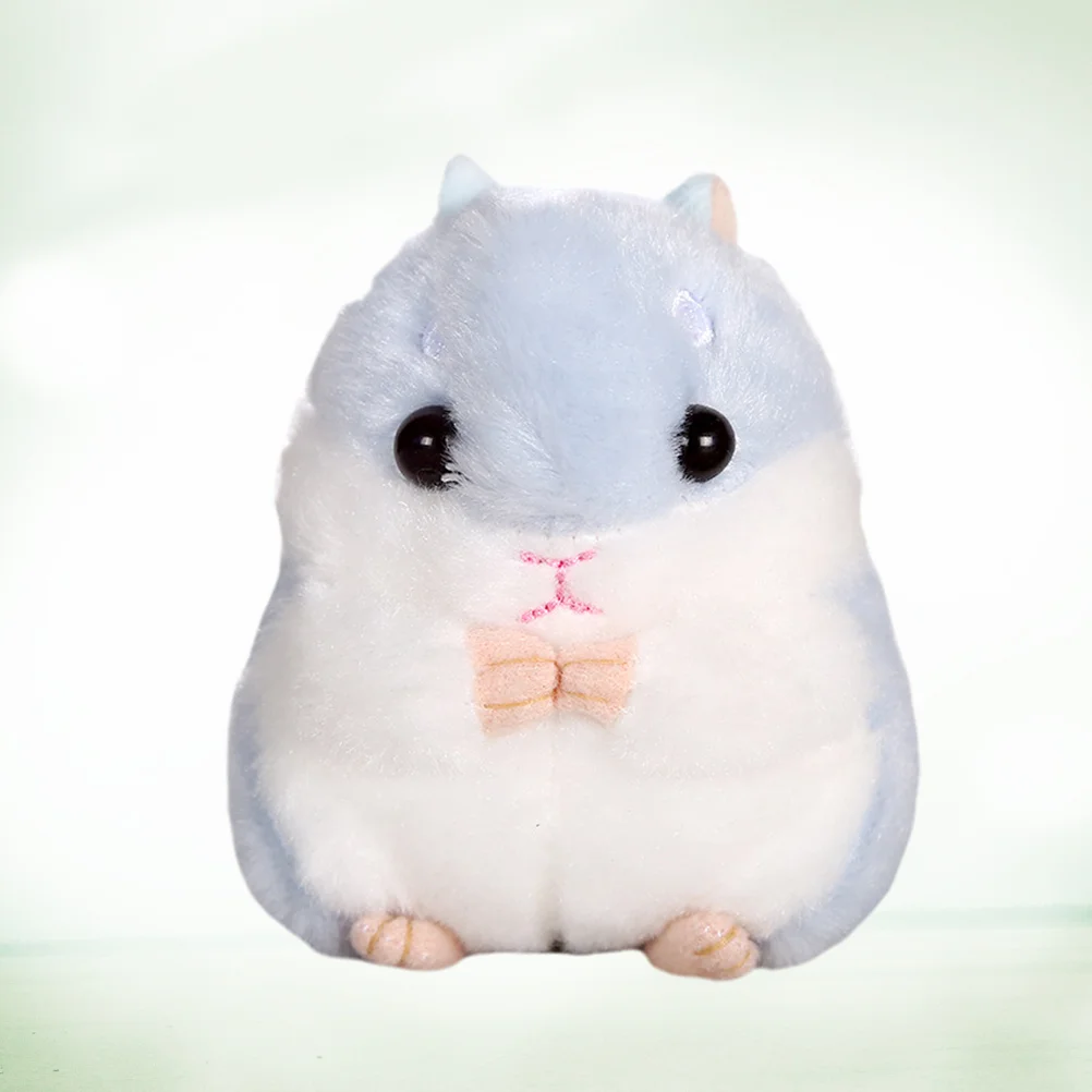 봉제 햄스터 열쇠 고리 배낭 장식품, 작은 봉제 열쇠 고리 장식, 테마 파티, 유치원 선물, 사탕, 1pc