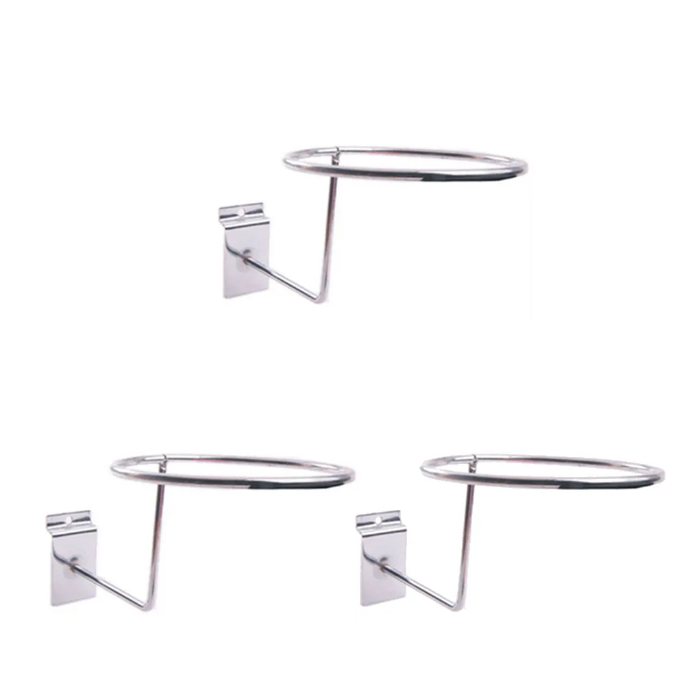 

3pcs Hat Holder Displaying Holders Fixing Hanger Wall Mount Display Rack