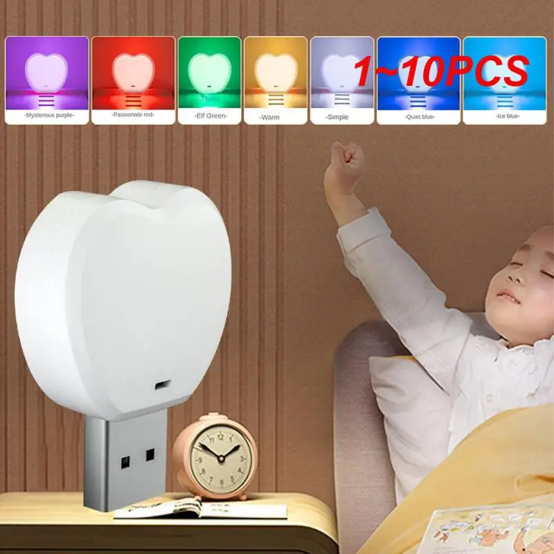

Умная настольная лампа, компактная USB-лампа с USB-разъемом, 1 ~ 10 шт.