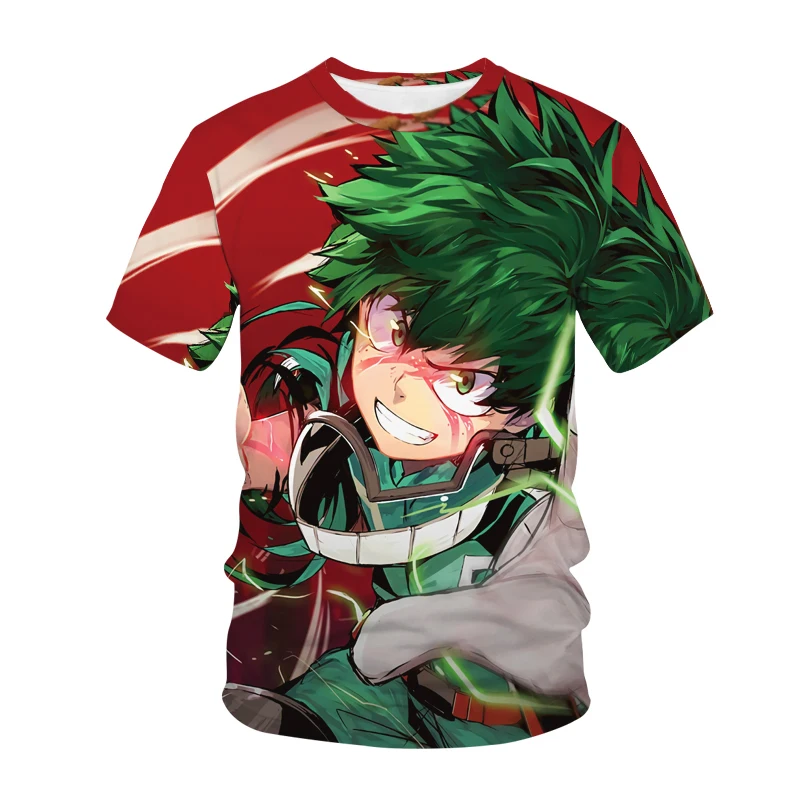 

My Hero Academia T-shirt Anime Katsuki Bakugo 3D Print Women Men Boy Girl Tshirt Cool Tops Male Streetwear Fashion Camisetas