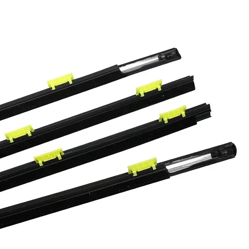 Window Weatherstrips Chrome Side Door Moulding Trim Belt Outer Window Glass Sealing Belts For Honda CRV 2002-2006 72410-S9A-003