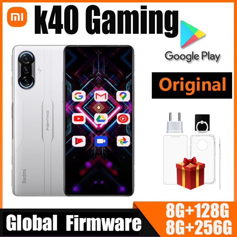 Original Cellphone Xiaomi Redmi K40 Gaming Smartphone, Android 11 MIUI 12.5 Octa Core Global ROM 67W Fast Charging