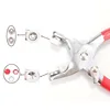 Tick Button Pliers Set DIY Metal Tick Snaps Buttons with Fastener Pliers Press Tool Kit For Sewing Crafting Clothes Pants Jean 5