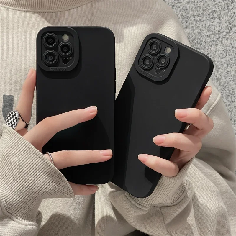 케리어케이스 소음 저감 바퀴를 가진 가방, 가방에 개조 가능한 휠, 도르래 액세서리, 보호 커버 9 충격 방지 실리콘 TPU 휴대폰 케이스 남성용, 하이 엔드 블랙, 보호 렌즈 커버, 아이폰 15 14 13 12 프로 11 프로 맥스 Xs XR 7 8 플러스 SE