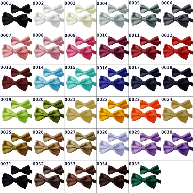 Father and Son Men's Bow Tie Classic Kids For Men Boys set Ties Bowknot Party 2pcs bow tie