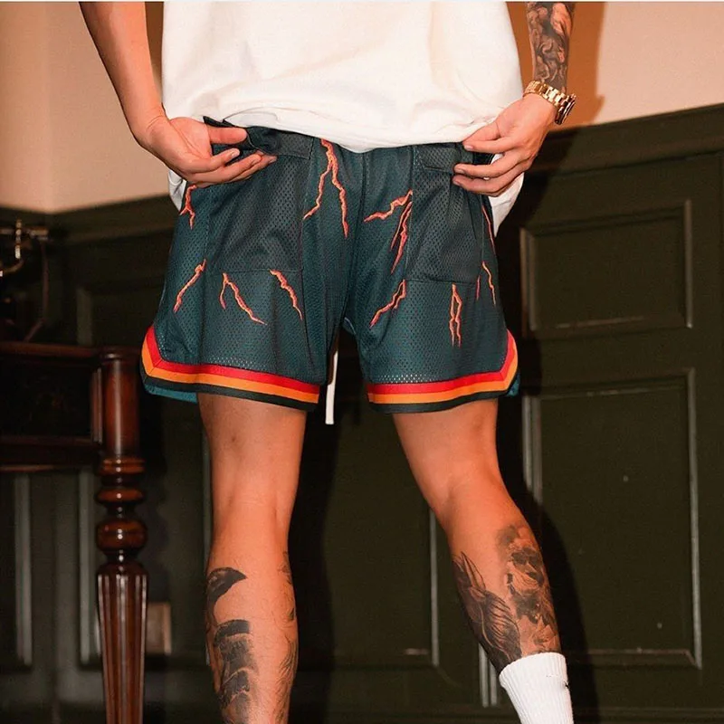 Gym Shorts Men Running Shorts Sport Soft Tennis Workout Sportswear Mesh Short Pants Male Yoga Basketball Y2k Summer Board Shorts