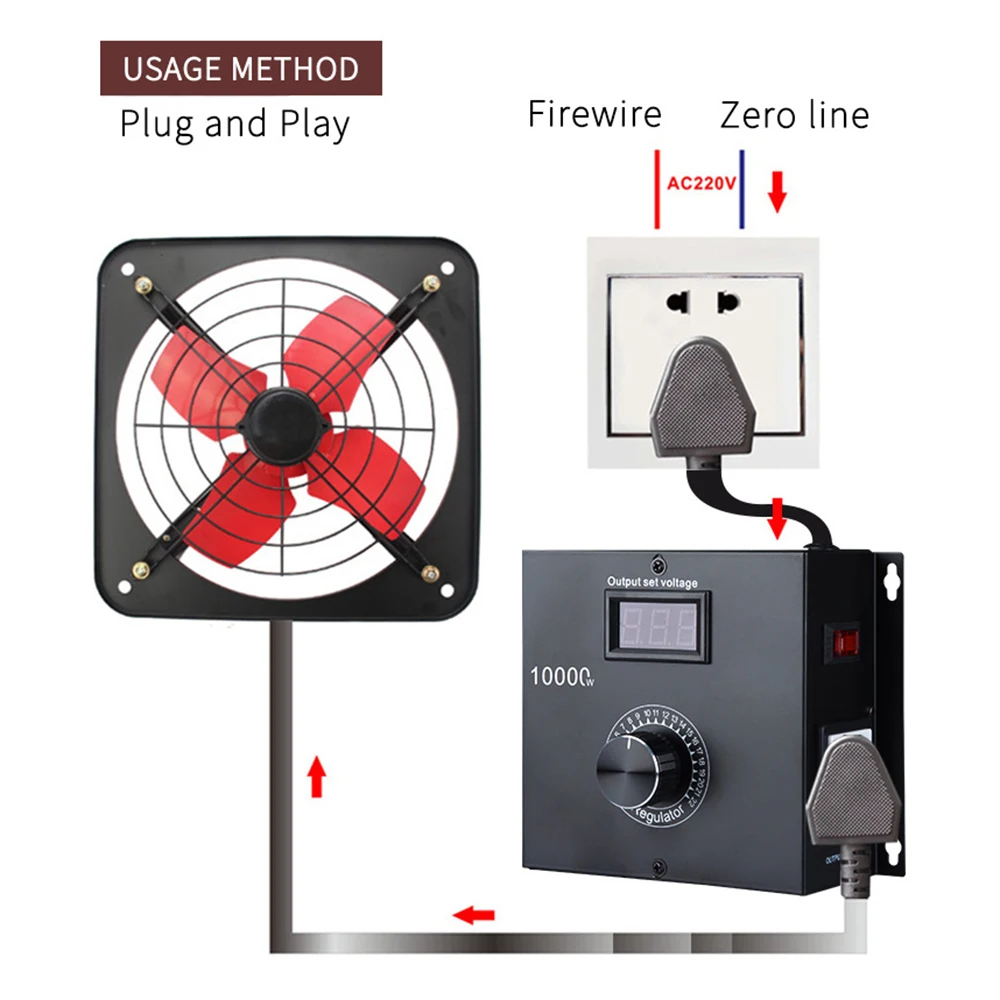 220V 25A, Regulador de Potência de Tensão