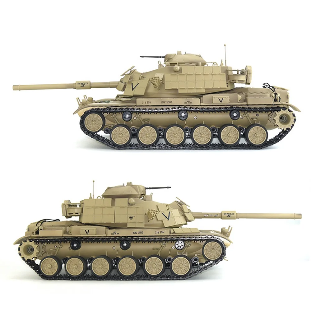 Tongde 1/16 ERA USA M60A1 RC Tank 2.4Ghz Remote Control with loud speaker lights Tank Armored Vehicle Model Adult Children's Toy 5
