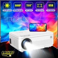 TAIDU Portable Same Screen Projector HD 1024*600P LED 240 ANSI Bluetooth Wifi Short Throw Home Theater Outdoor Video Projector 1