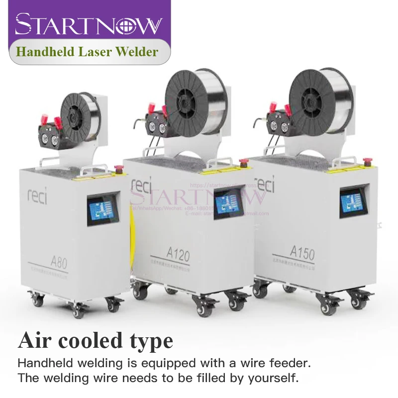 Startnow Reci 1500W Aircooled Handheld Laser Welding Machine with Touch Screen support Laser Spot Welding and Continuous Welding 4