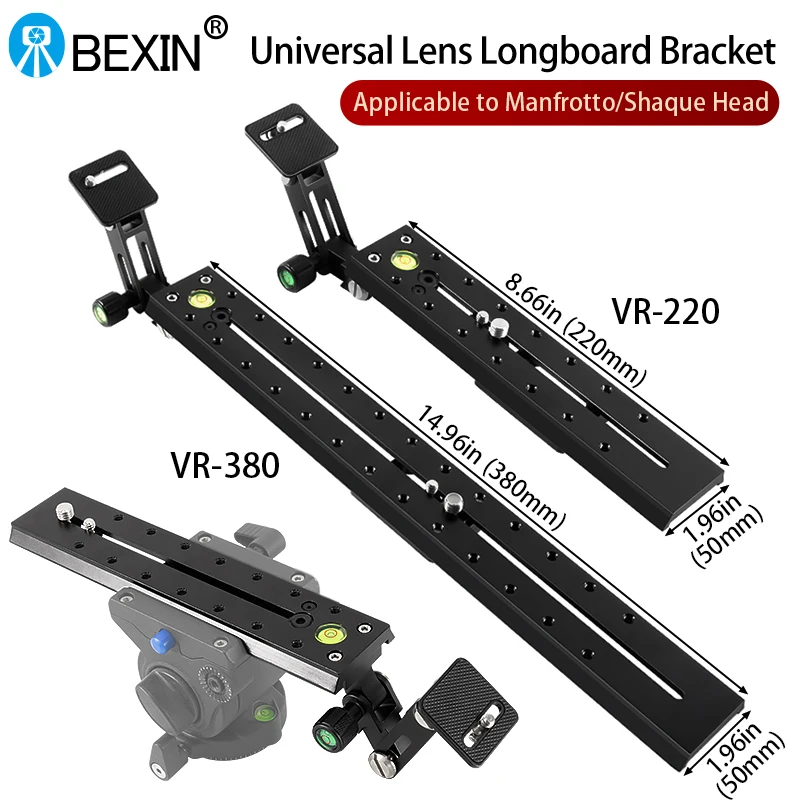 BEXIN Universal VR-220 VR-380 Telephoto Lens Holder SLR Camera Bracket Extended Quick Plate for Shaque AliExpress