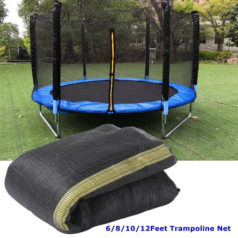 6/8/10/12 Piedi Trampolino Rete Di Ricambio Recinzione Recinzione Anti-Caduta Rete Di Sicurezza Tuta Jumping Pad Fitiness Proteggere Rete