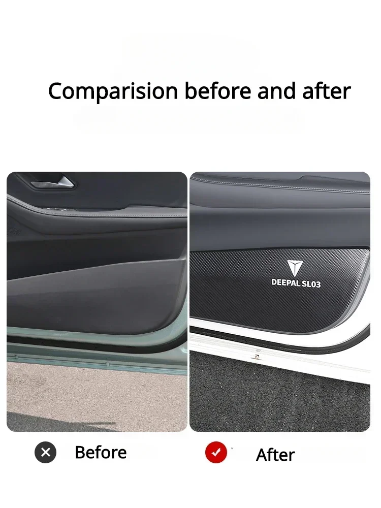 For Changan Deepal SL03 -23 Car Anti-dirt Pad Seat Covers Back Protectors For Children Kick Mats Organizer Against Mud Dirt