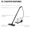 Multi-Purpose SC3 Steam Cleaner w/Attachments Powerful Chemical-Free Heat-Up Steamer Grout Tile Hard Surfaces Deep Clean Kills 3