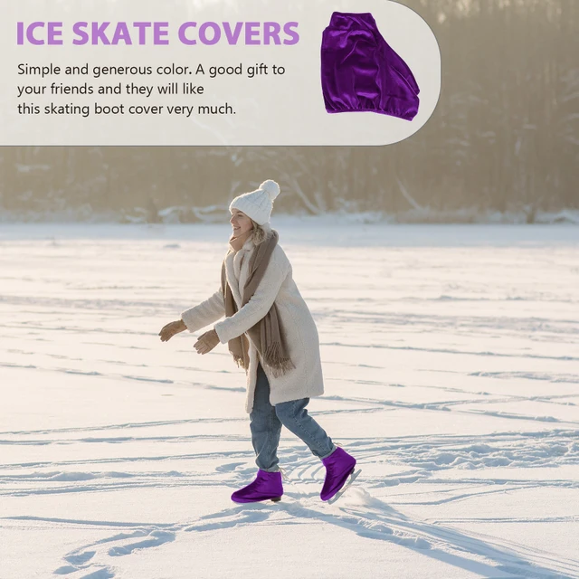 Fundas para patines, botas de patinaje, protectores resistentes al  desgaste, suministro elástico de hielo, poliéster, antisuciedad para niños  - AliExpress