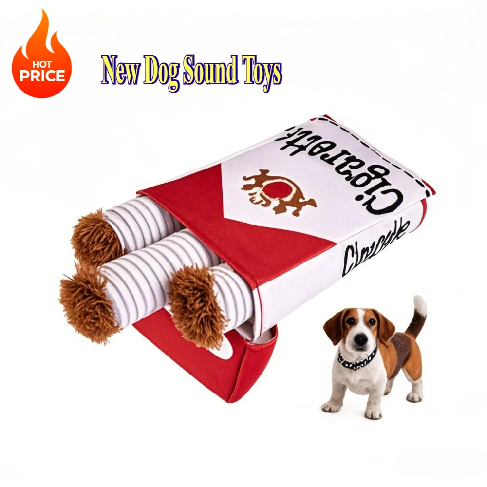 plush cigarette dog toy Dog Toys Fun Interactive Plush Dog Toys Creatives Products Cigarette Butt  Design Dogs Chew Toys Perfect Pet Gifts for Playing