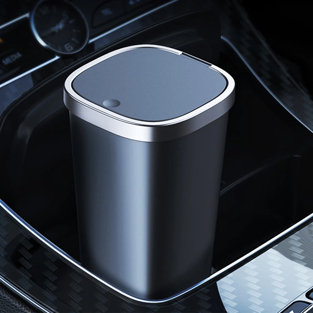 Car Trash Can Vehicle Garbage Dust Storage Box Rubbish Bin Hanging Car Dustbin Waste Rubbish Basket Bin Organizer Storage Holder