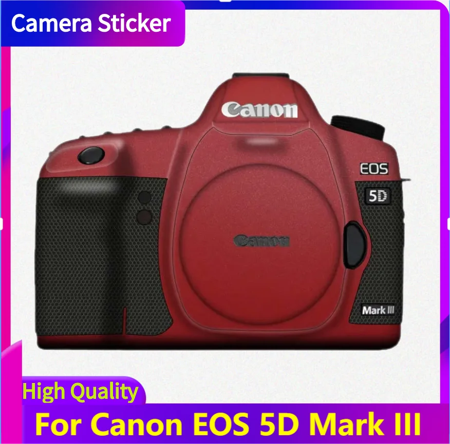 

For Canon EOS 5D Mark III/ 5D SR Camera Sticker Protective Skin Decal Vinyl Wrap Film Anti-Scratch Protector Coat 5DM3/ 5D SR