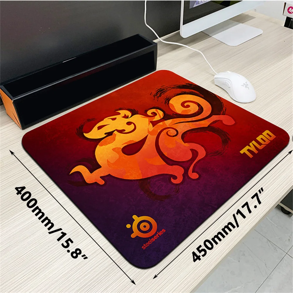 Large Gaming Mouse Pad - Premium 4mm Non-slip Rubber Base with Smooth Surface for Precision Control (450x400mm)