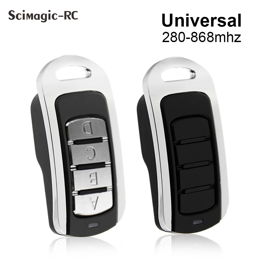 

2 Styles 280-868MHz Multifrequency Universal Garage Remote Control 4 in 1 433.92 868.3 Mhz Gate Door Opener Duplicator Keychain