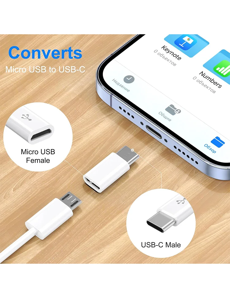 Premium 8-Piece USB-C Adapter Kit for Fast Charging & Data Transfer