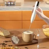 Electric Egg Beater 3 Speeds Mini Stirrer Whipper Stainless USB Rechargeable Adjustable 1500mAh with TYPE-C/Mixing Head Wireless 1