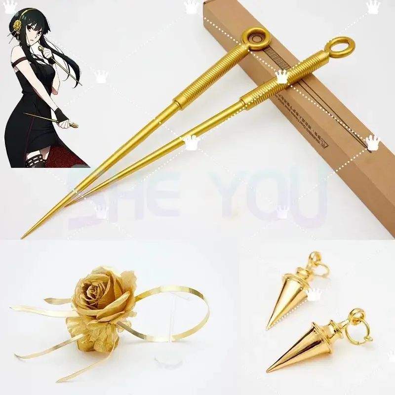 Set De 3 Armas De Cosplay – Dardos De Anime Y Cine, Accesorios De Disfraz De Halloween Para Adultos Y Niños