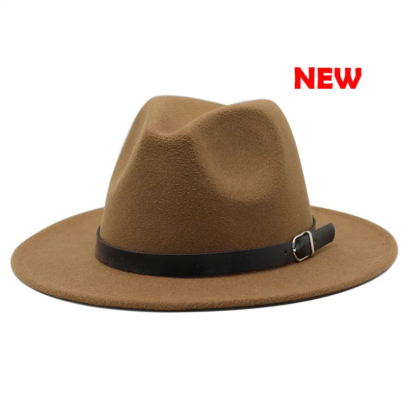 Classic British Fedora Hat Men Women Imitation Woolen Winter Felt Hats Fashion Jazz Hat Chapeau Wholesale brixton messer Fedoras